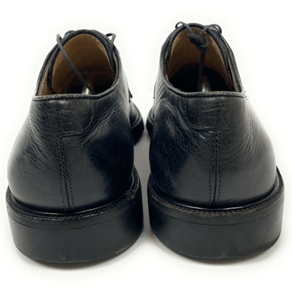 Salvatore Ferragamo Mens Pebbled Leather Derby Lace-up Dress Oxford Size 10.5D main image 4